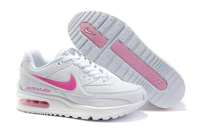 Womens Nike Air Max LTD II White Hot Pink - Click Image to Close